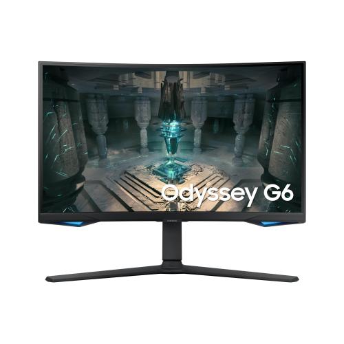 SAMSUNG ODYSSEY G6 S27BG650 27" LED VA QUAD HD 16:9 CURVO 240Hz 1MS FREESYNC PREMIUM PRO PIATTAFORMA SMART TV E GAMING HUB HDMI DISPLAYPORT HUB USB ALTOPARLANTI INCORPORATI NERO