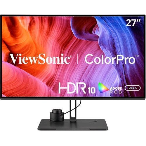 VIEWSONIC VP SERIES VP2786-4K 27" 4K ULTRA HD IPS 3840 x 2160 ADOBE RGB 16:9 250 CD/mq CONTRASTO 1300:1 60Hz FLICKER FREE HDR10 USB-A + C DISPLAYPORT NERO