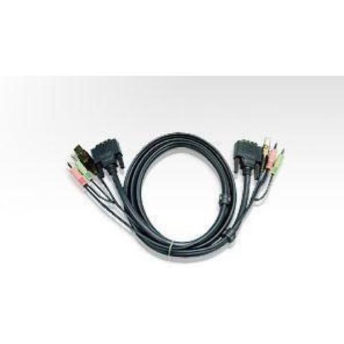Cavo per KVM USB/DVI con audio 1,8 m, 2L-7D02U