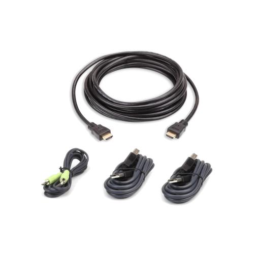 Kit Cavo KVM Sicurezza USB HDMI 3 metri, 2L-7D03UHX4