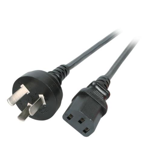 Cavo di Alimentazione C13 F a Spina Cinese 1,8m Nero