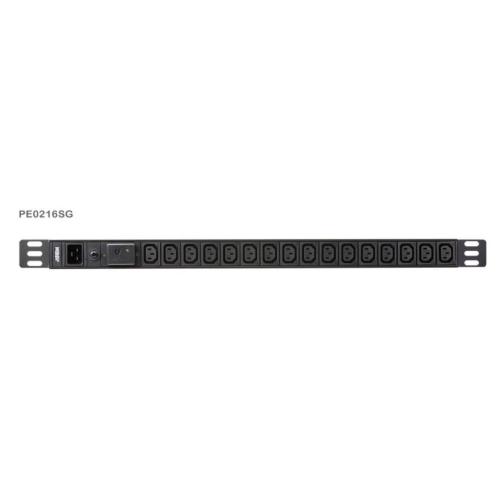 Multipresa Rack PDU 1U 16 porte IEC-C13 Protezione Sovratensione