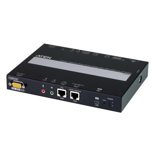 Switch KVM over IP VGA Singola Porta accesso condiviso Locale/Remoto, CN9000-AT-G
