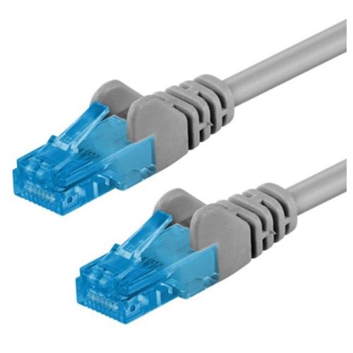 Cavo di rete Patch in Rame Cat. 6A Grigio UTP 20 m