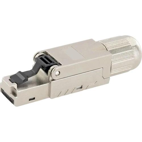 Plug RJ45 Cat.8 Schermato STP Tooless