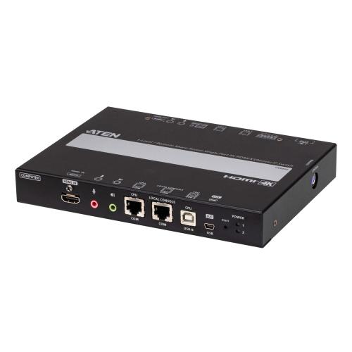 Console LCD con Switch KVM Over IP 4K ad Accesso Condiviso Locale e Remoto a Porta Singola, CN9850