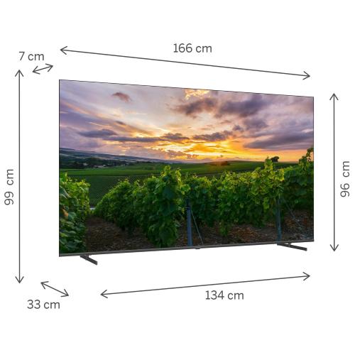 TV 75 THOMSON 4K QLED SMART UHD T2/C2S2 ANDROID 11 FRAMELESS