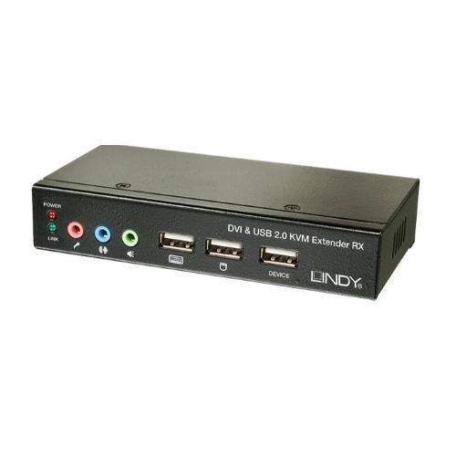 EXTENDER KVM CAT.6 DVI USB AUDIO