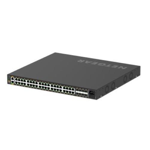 NETGEAR GSM4248PX-100EUS SWITCH 40 X 10/100/1000 (POE+) + 8 X 1 GIGABIT / 10 GIGABIT SFP+ POE+ 960 W