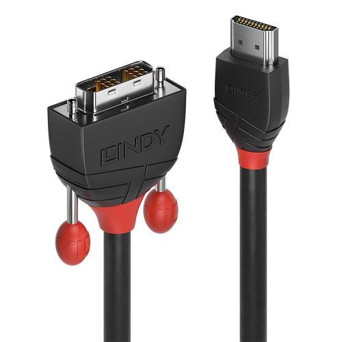 CAVO HDMI A DVI-D BLACK LINE 1M