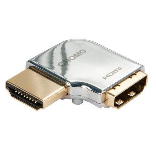 ADATTATORE HDMI CROMO 90° SINISTRA