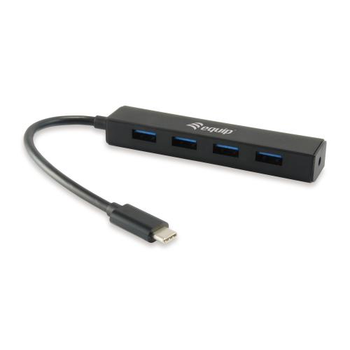 EQUIP HUB USB C 3.2 4 PORTE BK 4*USB A