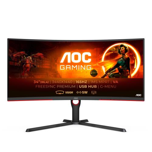 34 MONITOR AOC GAMING VA CURVO