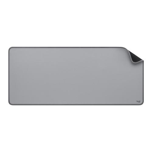 LOGITECH DESK MAT STUDIO SERIES TAPPETINO PER MOUSE CON BASE IN GOMMA RESISTENTE AGLI SCHIZZI BORDI CUCITI GRIGIO