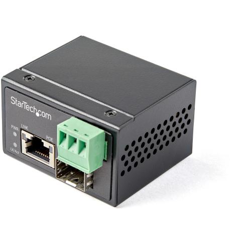 CONVERTITORE POE+ FIBRA A RJ45