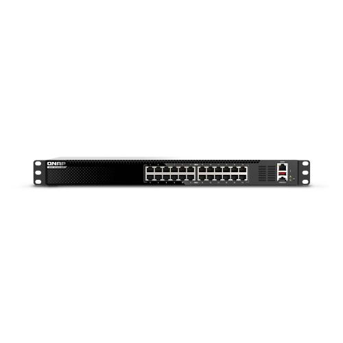 QNAP QSW-M3224-24T SWITCH DI RETE GESTITO L3 24 PORTE LAN RJ-45 10GbE BASE-T GRIGIO