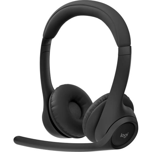 LOGITECH ZONE 305 CUFFIE CON MICROFONO OVER EAR BLUETTOH 5.3 MULTIPOINT ISOLAMENTO DAL RUMORE CERTIFICATO PER I TEAM MICROSOFT, WORKS WITH CHROMEBOOK MIDNIGHT BLACK
