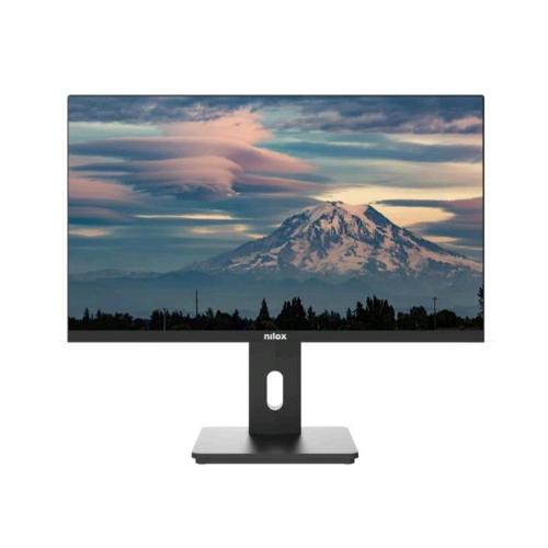NILOX NXM24REG02 24" LED VA FULL HD 16:9 75Hz 4MS CONTRASTO 3.000:1 HDMI DISPLAYPORT VGA ALTOPARLANTI INCORPORATI NERO