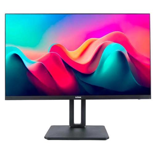 NILOX NXM24REG11 23.8" LED FULL HD IPS 16:9 250 CD/mq 1000:1 PIVOT 5ms 75Hz MULTIMEDIA ALTOPARLANTI BASTE GIREVOLE INCLINABILE HDMI DISPLAYPORT VGA NERO