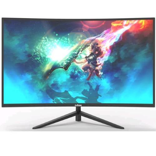 NILOX NXM27CRV01 27" LED VA FULL HD CURVO GAMING 16:9 350 CD/mq 165Hz 1ms 1 x HDMI 1 x DISPLAYPORT