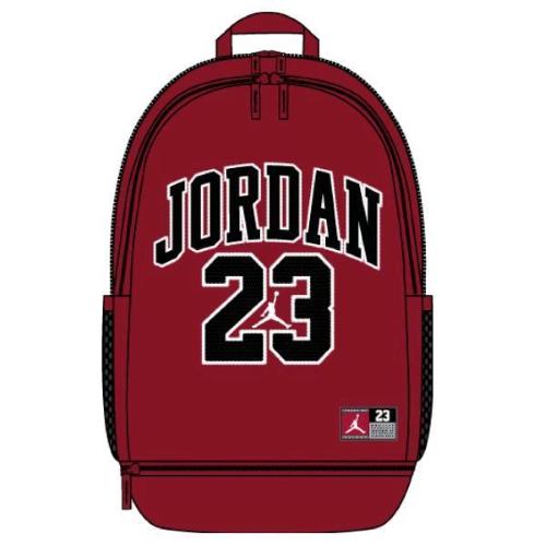 JORDAN JERSEY ZAINO PER NOTEBOOK DA 15" IN POLIESTERE 30X49.5X18 CM 2 SCOMPARTI 2 TASCHE LATERALI ROSSO