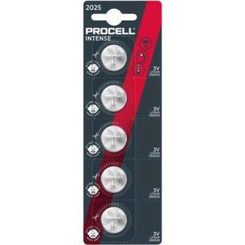 DURACELL PROCELL CR2025 BATTERIA A BOTTONE AL LITIO 3V CONF 5 Pz.x 4 BLISTER TOT 20 Pz.