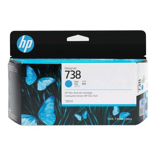 HP 738 CARTUCCIA CIANO 130 ML DesignJet T950