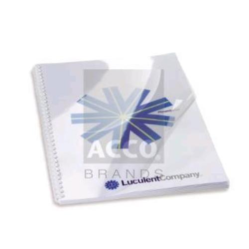 GBC HICLEAR COPERTINE IN PVC 297X420 mm A3 180 MY COL. TRASPARENTE CONF 100 Pz.