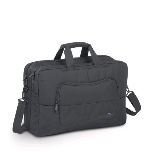 RIVACASE TEGEL BORSA PER NOTEBOOK DA 17.3" IN RPET 2 SCOMPARTI TASCA FRONTALE CON TRACOLLA NERO