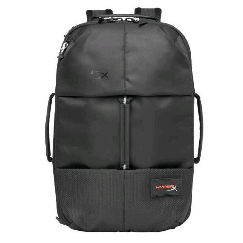 HYPERX KNIGHT ZAINO PER NOTEBOOK FINO A 16" TASCHE INTERNE E ESTERNE, VANI IMBOTTITI, TASCA ESTENSIBILE, TRACOLLA REMOVIBILE E IMBOTTITA NERO