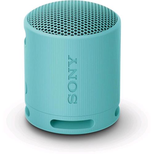 SONY SRS-XB100 SPEAKER WIRELESS BLUETOOTH PORTATILE IP67 RESISTENTE ACQUA E POLVERE BATTERIA DA 16 ORE CINTURINO VERSATILE CHIAMATE IN VIVAVOCE BLU