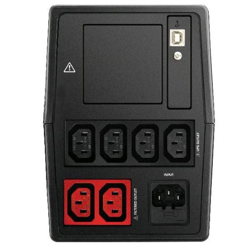 NILOX UPS PREMIUM LINE INTERACTIVE 2000 VA 1.400 W 6 SPINE IEC C13 DI CUI 2 PROTETTE DA SOVRATENSIONI