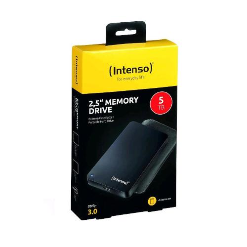 INTENSO HDD ESTERNO PORTATILE 5.000GB 2.5" USB 3.0 CON CUSTODIA NERO