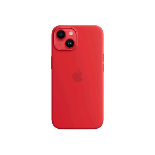 APPLE iPHONE 14 COVER IN SILICONE MagSafe ROSSO