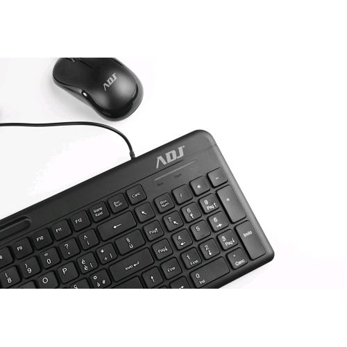 TASTIERA/MOUSE KIT USB SMAL BK 102TASTI ULTRA SLIM PLUG&PLAY ADJ