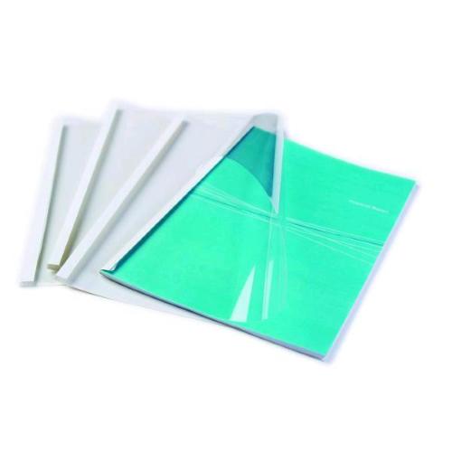 FELLOWES STANDING TERMOCOPERTINA IN CARTONCINO + PVC 210X297 mm A4 DORSO 1.5 mm CAPACITA' RILEGATURA FOGLI MIN.1 MAX 8 COL. TRASPARENTE CONF 100 Pz.