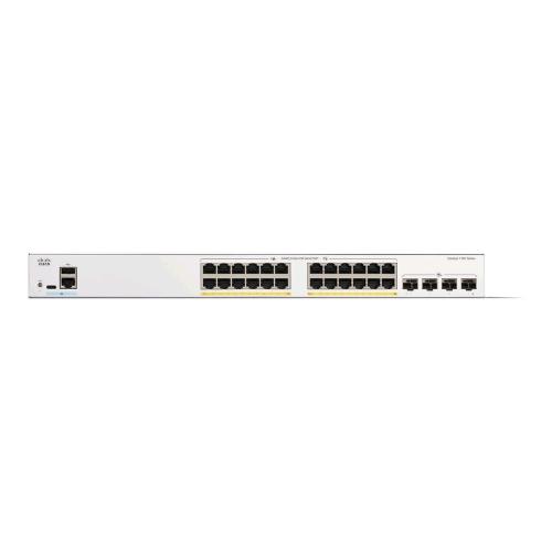CISCO CATALYST 1300-24FP-4X SWITCH GESTITO L3 - 24 X 10/100/1000 (POE+) + 4 X 10 GIGABIT SFP+ - POE+ (375 W) MONTABILE SU RACK BIANCO