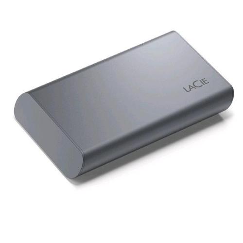 LACIE MOBILE SECURE STKH1000800 SSD 1TB ESTERNO PORTATILE HIGH PERFORMANCE CRITTOGRAFATO USB-C 3.2 GEN 2 256 BIT AES GRIGIO