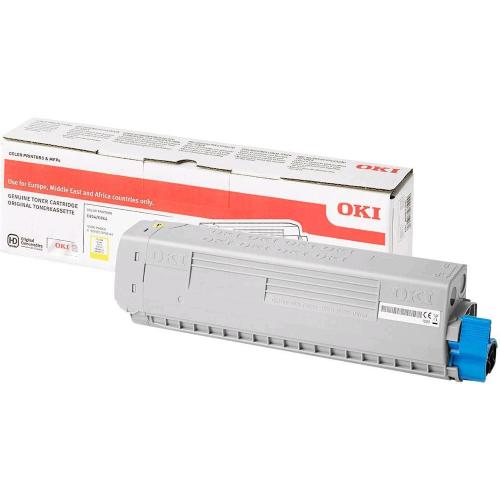 OKI 46861305 TONER GIALLO PER C834NW 834DNW 844DNW 10.000 PAGINE