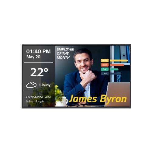 65 LED IPS, 3840X2160, 16:9, 350 NIT, 1200:1