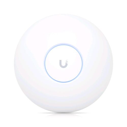 UBIQUITI U7-PRO-MAX ACCESS POINT WIRELESS UNIFI WI-FI 7 TRI-BAND 2.4/5/6GHZ MIMO 2X2 5700 Mbit/s PoE MONTABILE A PARETE O A SOFFITTO BIANCO