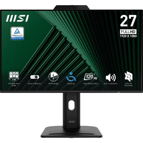 MSI MICROSTAR MON 27IPS FHD BK MM PVT DOCK WEBC MSI PRO MP272PMG 1MS 120HZ WEBCAM