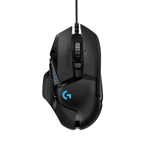LOGITECH G502 HERO MOUSE GAMING CON SENSORE HERO MOUSE RGB 16.000 DPI 11 PULSANTI PROGRAMMABILI MOUSE COMPUTER PC LAPTOP 5 PESI REGOLABILI