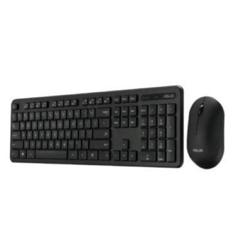 ASUS KIT TASTIERA + MOUSE WIRELESS 800-1600 DPI 2.4GHZ LAYOUT ITALIANO TASTO COPILOT NERO