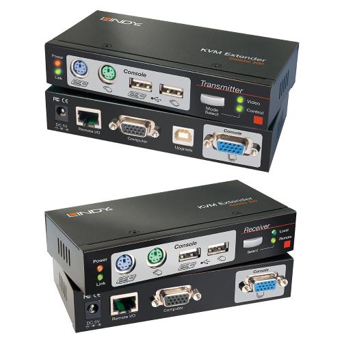 CAT.5 KVM EXTENDER COMBO 300 CON KVM SWITCH