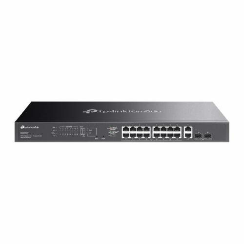 TP-LINK SWITCH 20P GB EASY MANAGED OMADA 16P POE+ 16XGB 2XSFP PORT SDN CNTRL