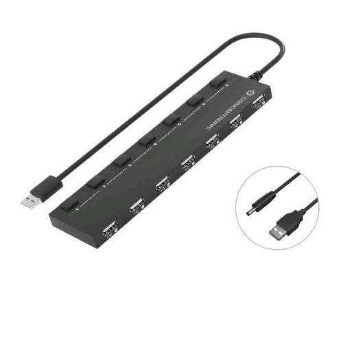 CONCEPTRONIC HUB 7 PORTE USB 2.0 NERO