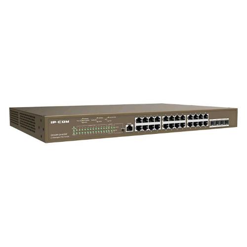 IP-COM G5328P-24-410W SWITCH GESTITO L3 24 PORTE GIGABIT PoE+ 4P SFPPoE MAX 370 W 30 W A PORTA