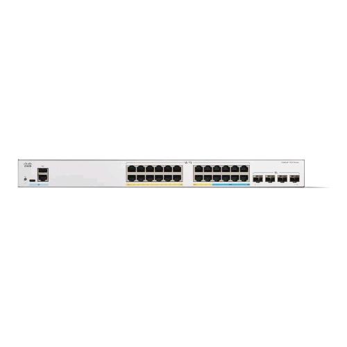 CISCO CATALYST C1300-24MGP-4X SWITCH GESTITO L3 - 24 x 10/100/1000 (PoE+) + 4 x 10 Gigabit SFP+ PoE+ (195 W) MONTABILE SU RACK