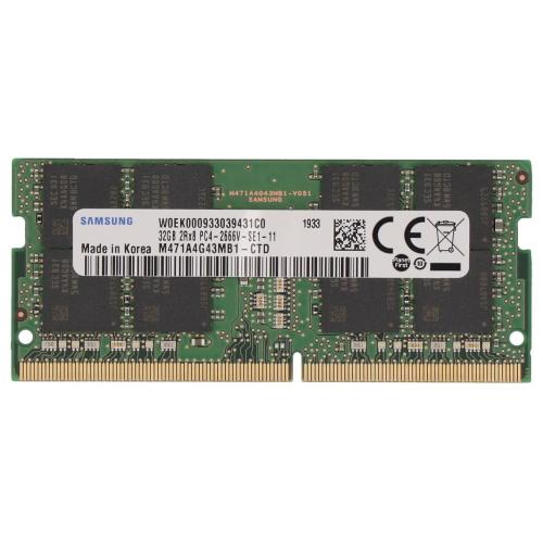 32GB DDR4 2666MHz CL19 SODIMM